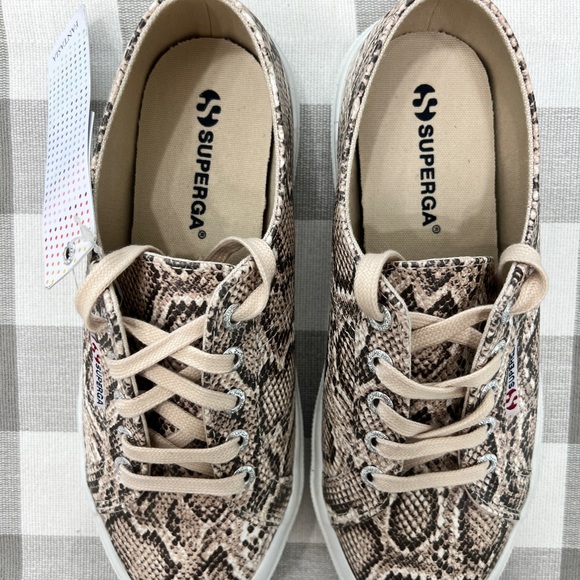 SUPERGA 2750 Snakeskin Sneaker Tennis Shoe NWT - Picture 2 of 7